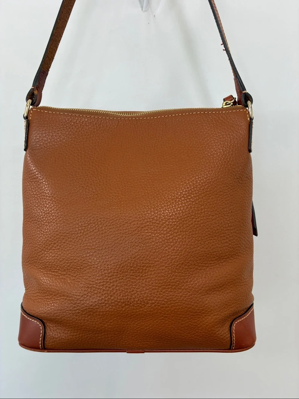 Dooney & Bourke Bag  Caramel Italian Pebbled Leather